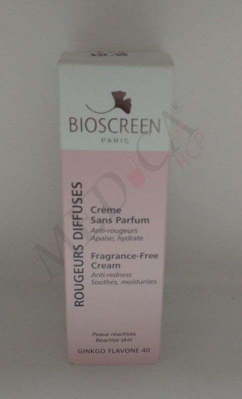 BioScreen Rougeurs diffuses Crème Sans Parfum